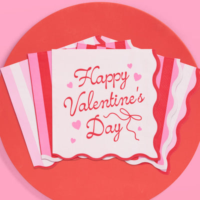 Valentine's Day Napkins - 24 paper napkins
