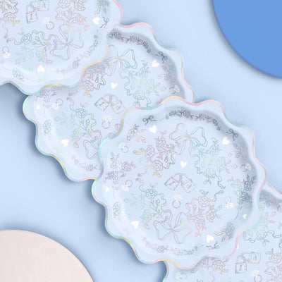 Something Blue Plates - 25 paper plates