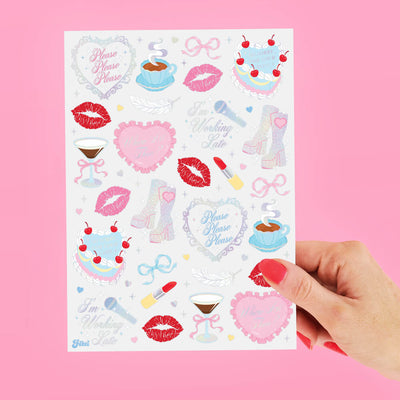 Short & Sweet Tats - 54 temporary tattoos