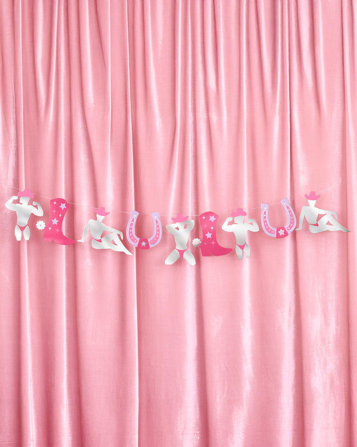 Wild Ride Banner - silver foil banner