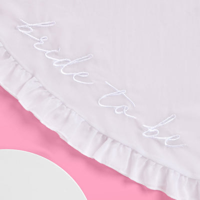 Bride to Be Sarong - white chiffon embroidered sarong