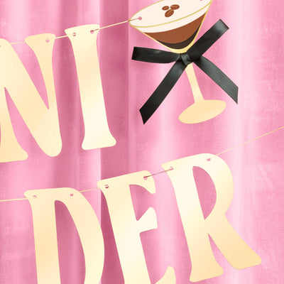Espresso Tini Bit Older Banner - gold foil banner