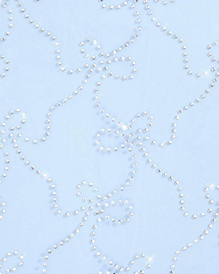 The Bow Veil - premium tulle w. rhinestones