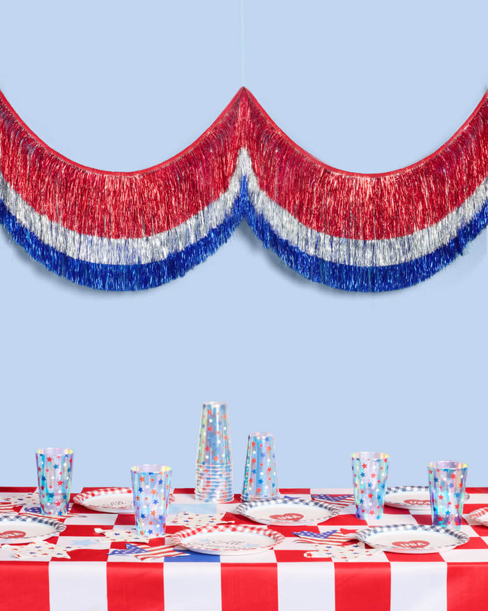 Americana Fringe - triple layered banner