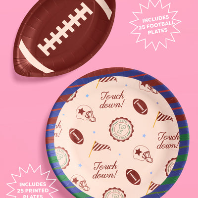 Varsity Plates - 32 paper plates