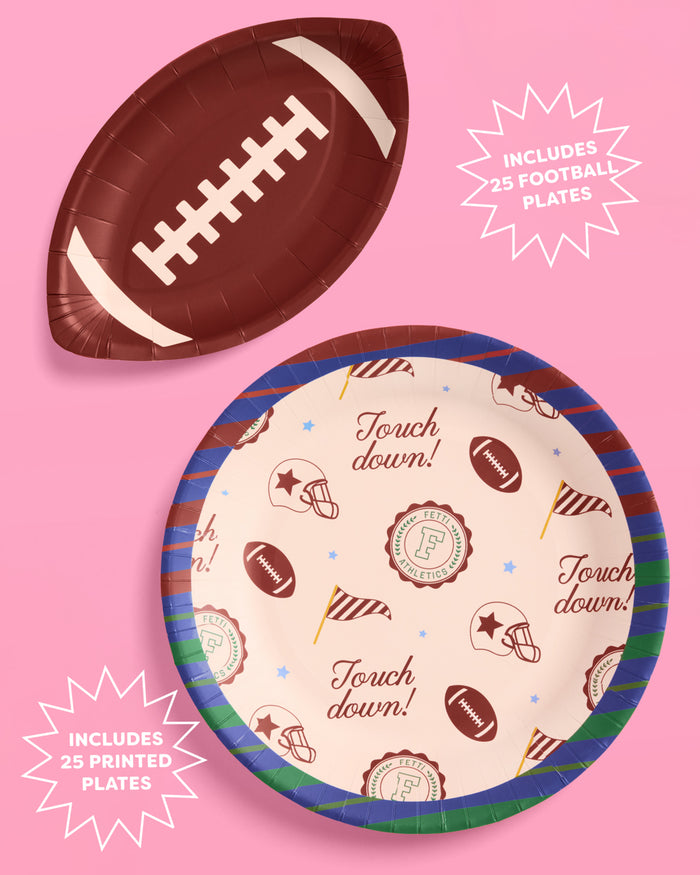 Varsity Plates - 32 paper plates