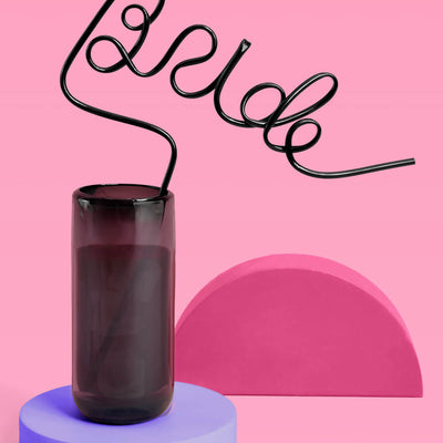 Bride or Die Straw - XL black Bride straw