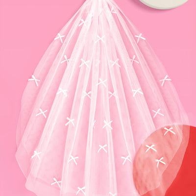 Tying The Knot Veil - mini bow veil