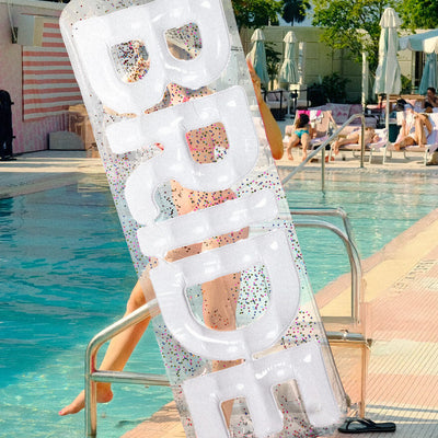 The Bride Pool Float - 6 ft inflatable float