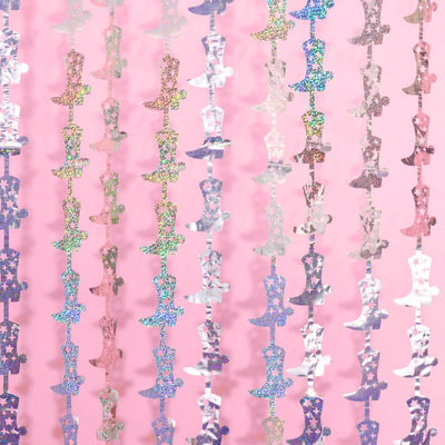 Pink Cowgirl Curtain Pack - cowgirl boot + fringe curtains