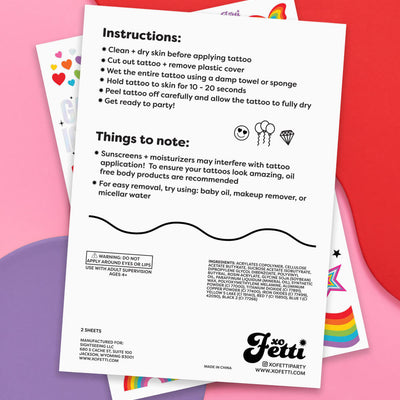 Gay Icon Tats - 52 temporary tattoos