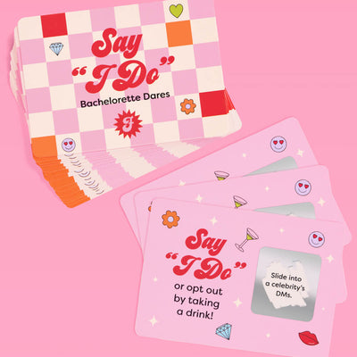 Say I Do Card Game -  25 scratch off dare cards