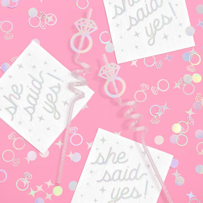 Engaged Era Confetti - 200 pc iridescent foil confetti