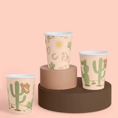 Wild Wild West Cups - 24 paper cups