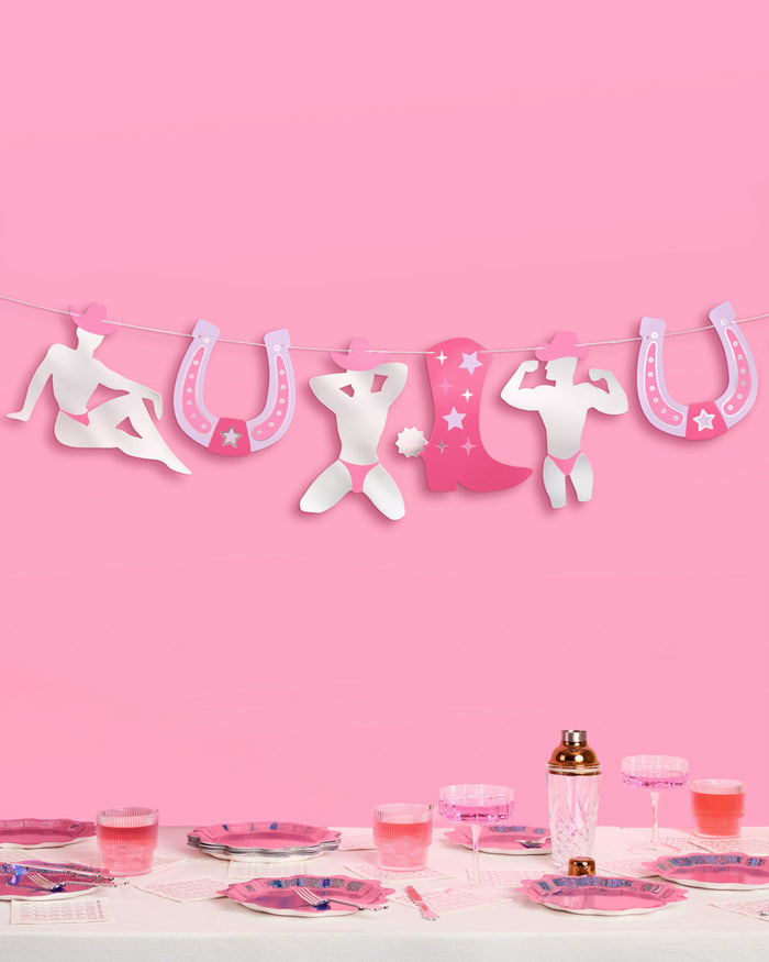 Wild Ride Banner - silver foil banner