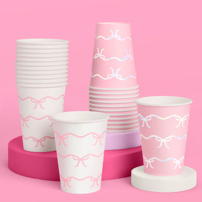 Tying the Knot Cups - 24 paper 14 oz cups