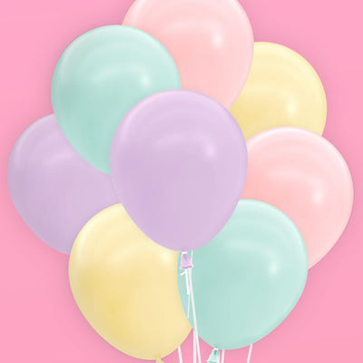 Pastel Balloon Pack - 24 matte balloons