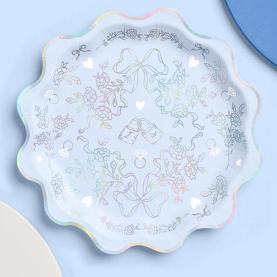 Something Blue Plates - 25 paper plates