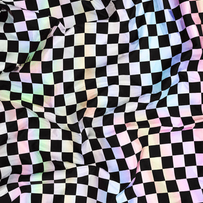 Checked Out Tablecloth - washable table cover
