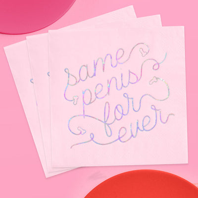 Same Penis 4ever Napkin - 50 printed napkins