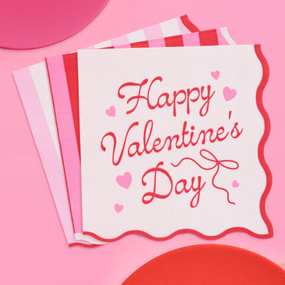 Valentine's Day Napkins - 24 paper napkins
