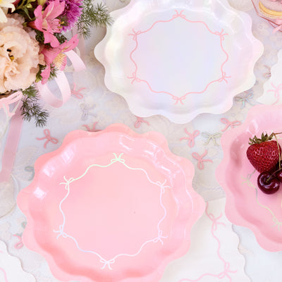 Tying the Knot Plates - 24 paper plates