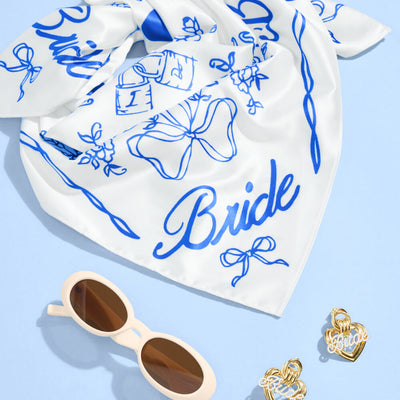 Trendy Bride Pack - head scarf, sunglasses + earrings