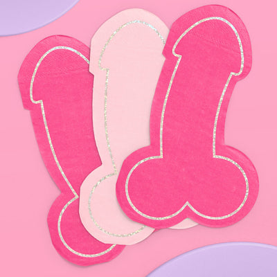 Same Penis Table Pack - plates, napkins, drink pouches + tablecloth