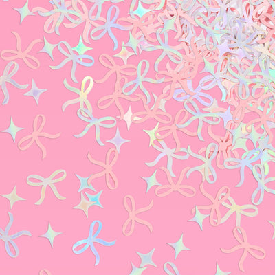 Tying the Knot Confetti - 200 pc iridescent foil confetti