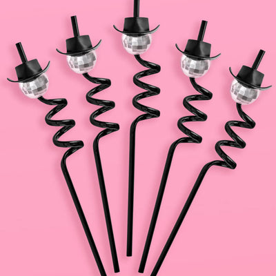 Texas Hold 'Em Straws - 12 reusable straws