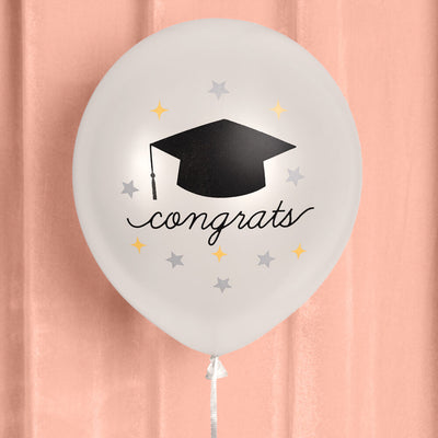Congrats Grad Balloon Pack - 24 latex balloons