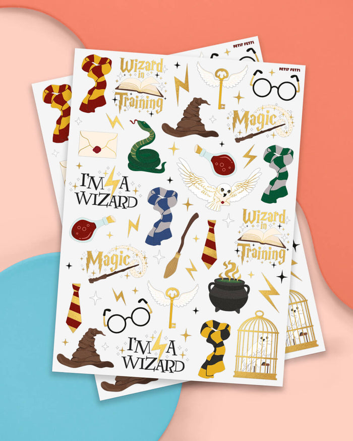 Wizard Tats - 56 temporary tattoos