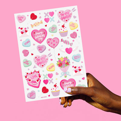 Be Mine Tats - 60 foil temporary tattoos