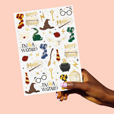 Wizard Tats - 56 temporary tattoos