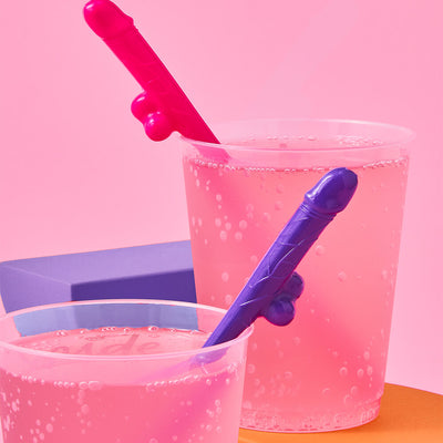Same Straw Forever - 30 penis straws + confetti