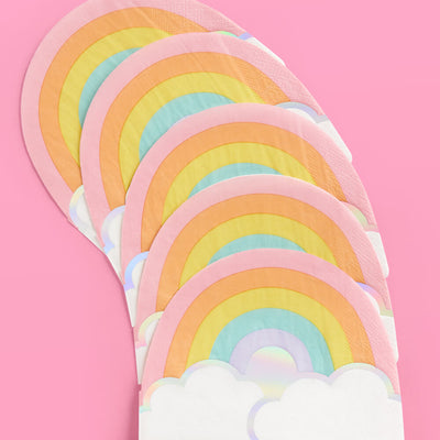 Rainbow Napkins - 25 foil napkins