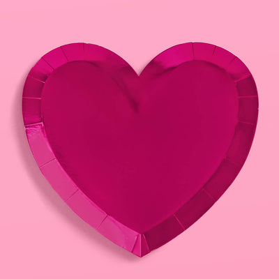 Lover Plates - 25 heart plates