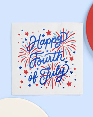 Party In The USA Napkins - 25 foil napkins