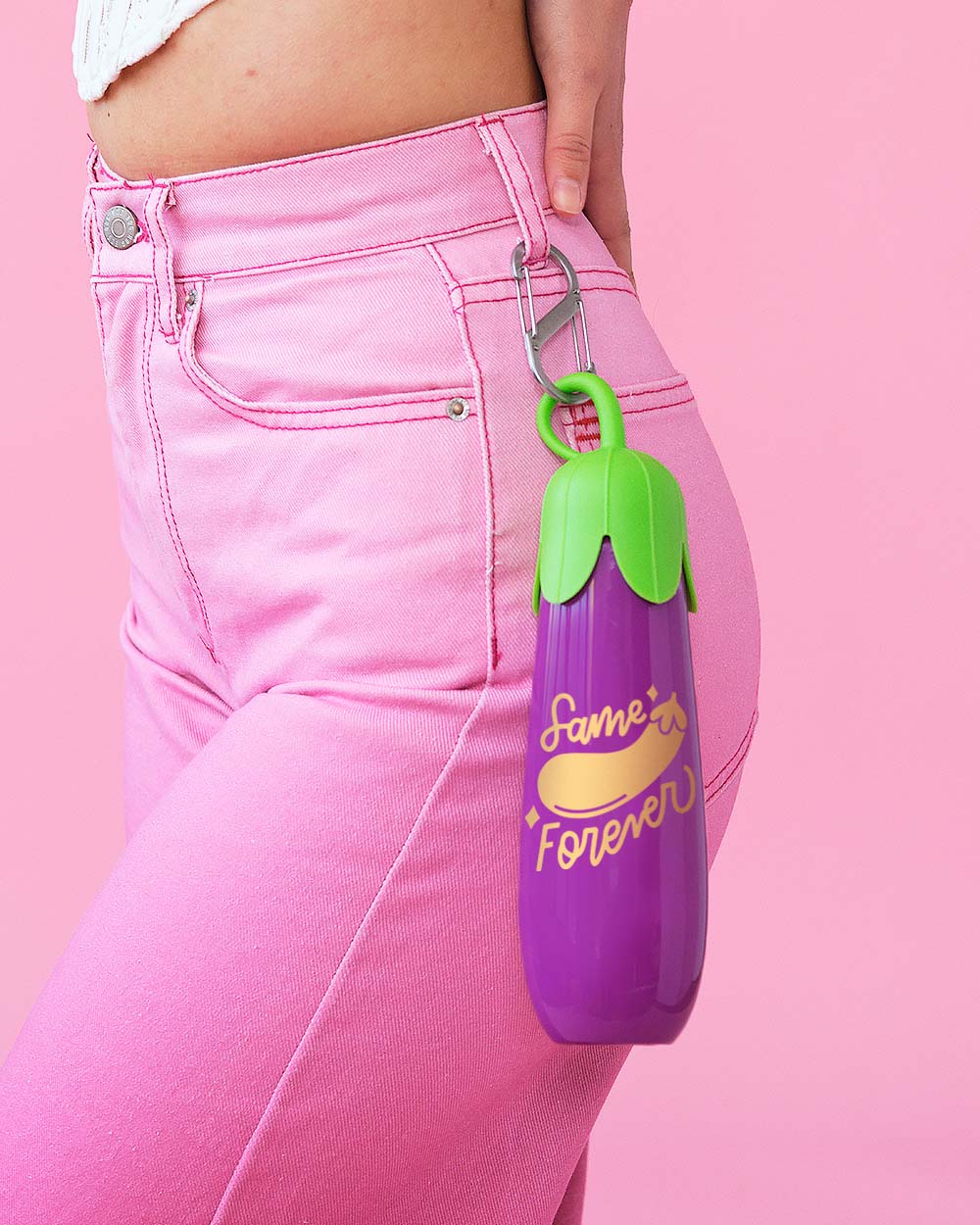 Same 🍆 Forever Pack - 4 eggplant water bottles