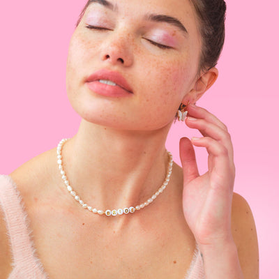 Pearlfect Necklace - beaded bride necklace