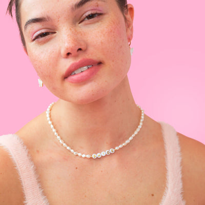 Pearlfect Necklace - beaded bride necklace