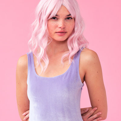 Pastel Wig Pack - pink, purple + blue wigs