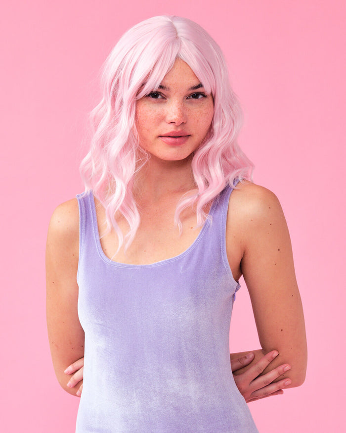 Pastel Wig Pack - pink, purple + blue wigs