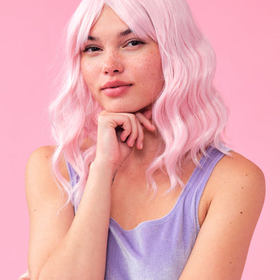 Pastel Wig Pack - pink, purple + blue wigs
