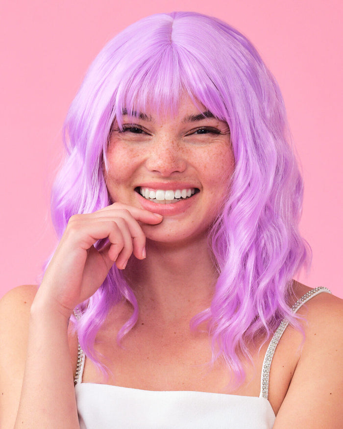 Pastel Wig Pack - pink, purple + blue wigs