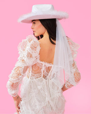 Last Rodeo Hat - bride cowgirl hat