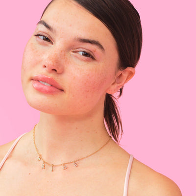 Bling Ring Necklace - bride pave necklace