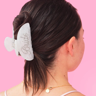 That Bride Clip - pearlescent claw clip
