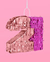 Finally 21 Piñata - pink foil piñata