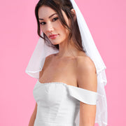 Classic Bride Veil - double layered bridal veil